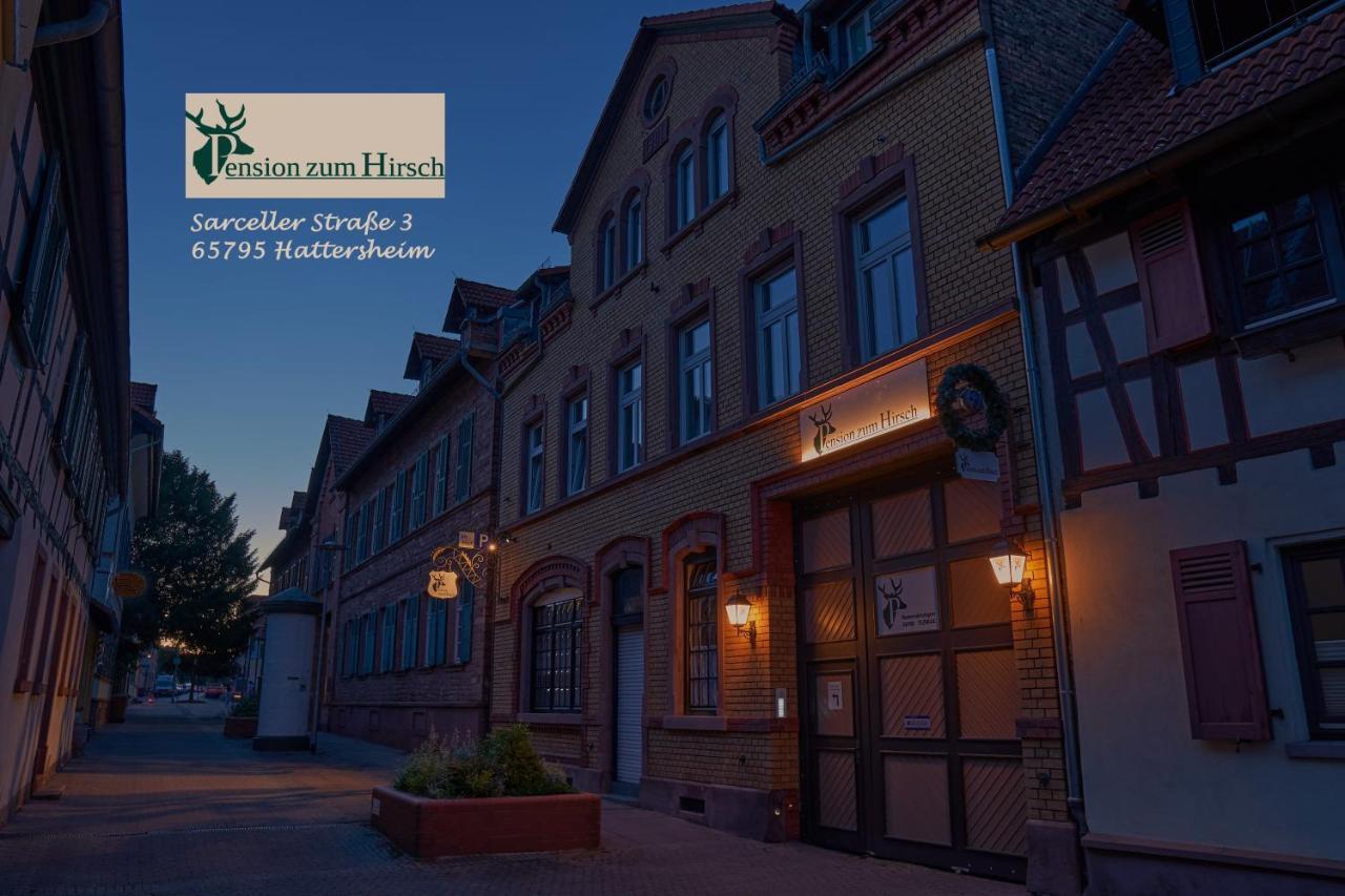 Hotel-Pension Zum Hirsch Hattersheim am Main Exteriör bild